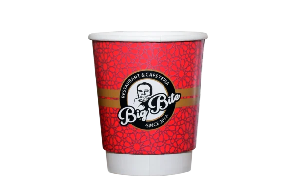 CUP 17 -  8OZ DOUBLE WALL PAPERCUP CUSTOMIZED
