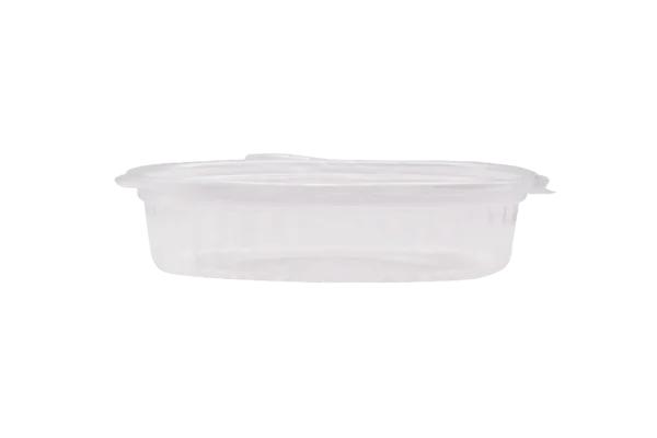 8OZ HINGED CLEAR CONTAINER