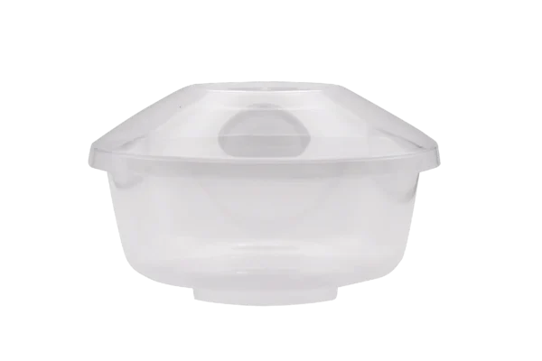STEFANIA CLEAR ICE CREAM CUP WITH LID