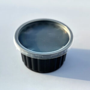 Round Black Container